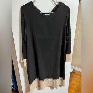 Dress barn color block dress